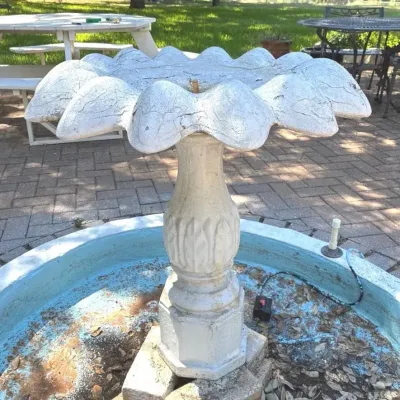 Concrete Bird Bath 