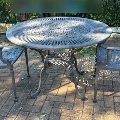 Cast Aluminum Patio Set