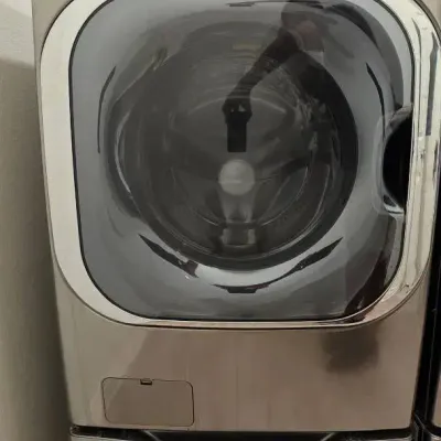 LG 5.2 cu. ft. Mega Capacity Smart Wi-Fi Enabled Front Load Washer with Pedestal Storage Drawers