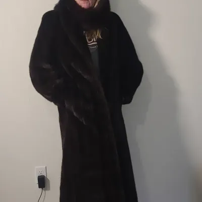 Full Length Faux Fur Coat