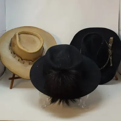 Leather and Wool Hats
