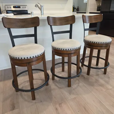 3 Ashley Furniture Barstools