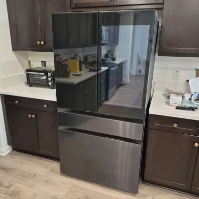 Samsung Bespoke 4-Door Flex Refrigerator with AI Family Hub+ and AI Vision Inside
