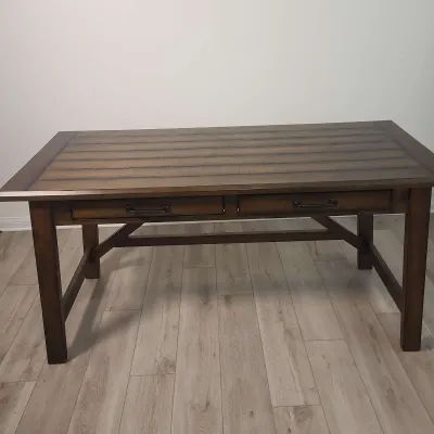 Brown Wood Desk