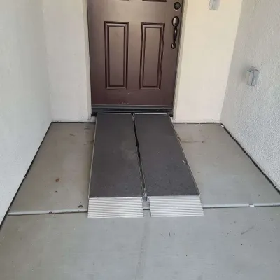 Wheelchair Entry Door Ramp