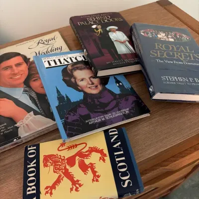 British Royal Family & History Book Collection – Royal Wedding, Thatcher, Scotland & More