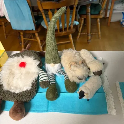 Whimsical Gnome & Sheep Décor Lot – Plush Farmhouse Figures