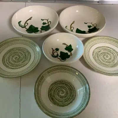 Poppytrail California Ivy & Green Vintage Dinnerware Lot