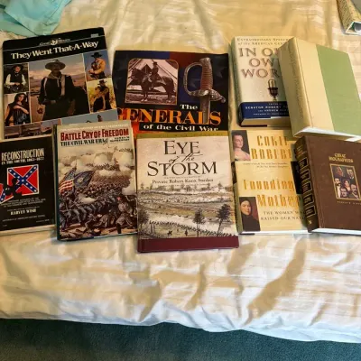 American History & Civil War Book Collection – WWII, Reconstruction, Generals & More