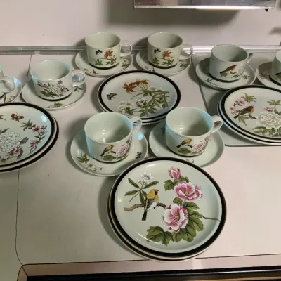 Shafford Chinese Garden Coffee & Dessert Set