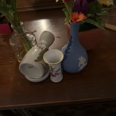 Vintage Asian Porcelain, Jasperware-Style & Decorative Bud Vase Collection