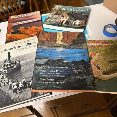 Vintage Travel, Americana & Folk Music Book Lot – Scotland, Britain & Ireland, Grand Canyon
