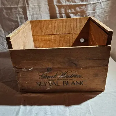 Seyval Blanc Wooden Crate