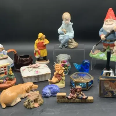 Music Box and Figurine Lot