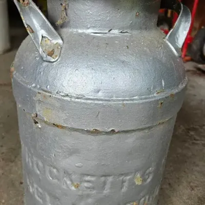 Antique Milk Can - Crooketts Dairy New London