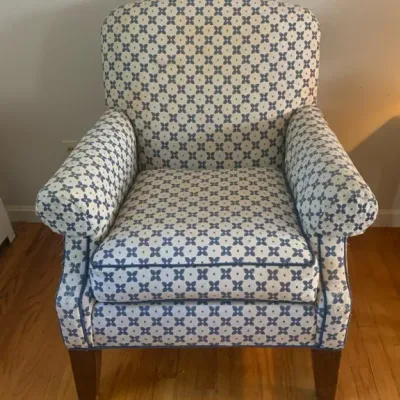 Ethan Allen Daisy Print Upholstered Chair