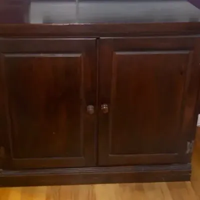 Vintage Wood 2 Door Cabinet
