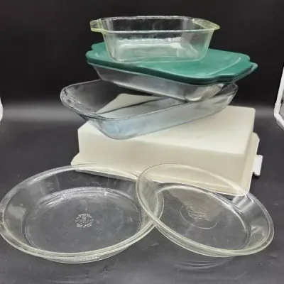 Glassware and Tupperware 