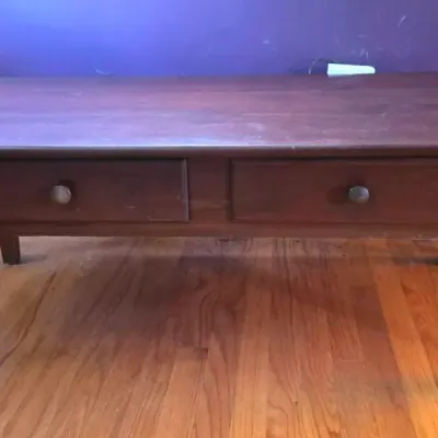 Dark Wood Coffee Table 
