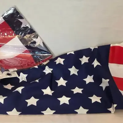 (2) 3ft X 5ft American Flags