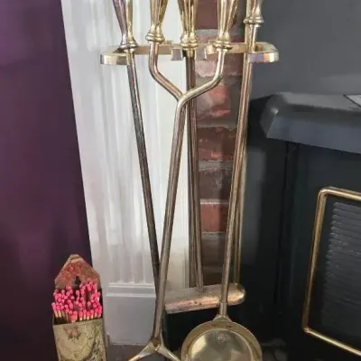 Brass Fireplace Tools