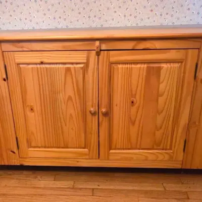 Pine Sideboard Storage Cabinet 