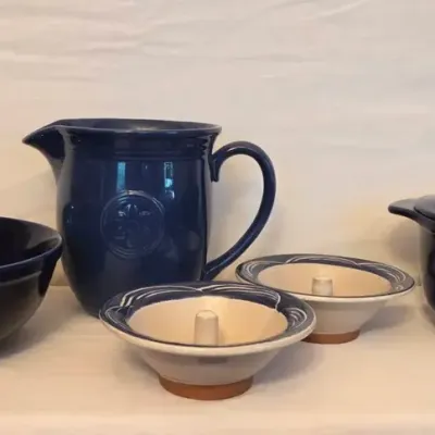 Blue Kitchenware Items