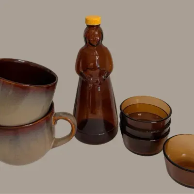 Vintage Syrup & Stoneware Kitchen Collection