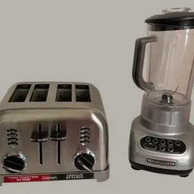 Cuisinart 4-Slice Toaster & KitchenAid Blender