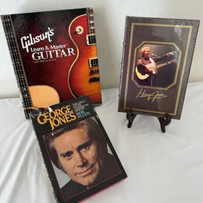 George Jones Country Music Collection with Sealed Book & Gibson Guitar Course