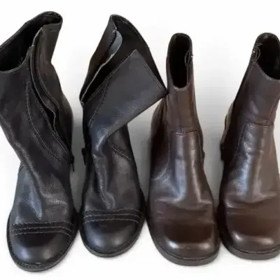 Gianni Bini & Covington Leather Ankle Boots