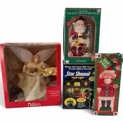 Christmas Angel, Santa & Holiday Décor Collection