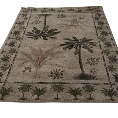 Palm Tree Coastal Area Rug