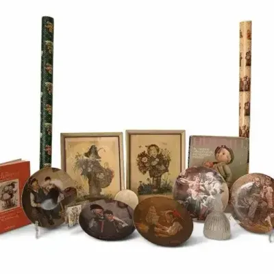 M.I. Hummel & Knowles Norman Rockwell Plates 