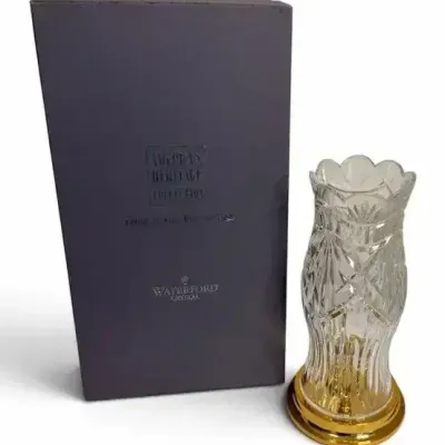 Waterford Crystal Heritage Collection Hurricane Lamp