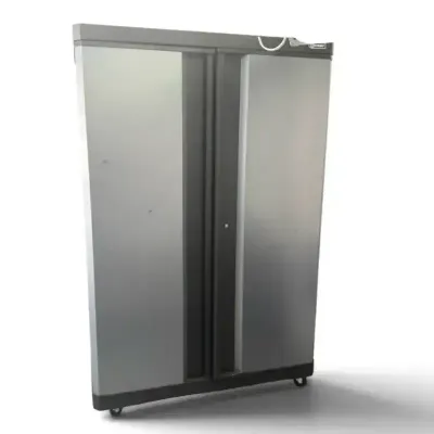 Kobalt Heavy-Duty Rolling Steel Storage Cabinet with Shelves & Pegboard Doors