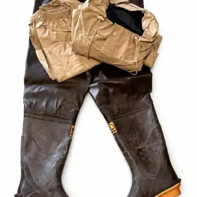 Hodgeman Chest Waders & Cedar Key Rain Gear