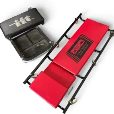 Harbor Freight Tools Mechanic Creeper & IIT Rolling Garage Seat