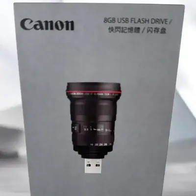 Canon 8GB USB Flash Drive Camera Lens Design 