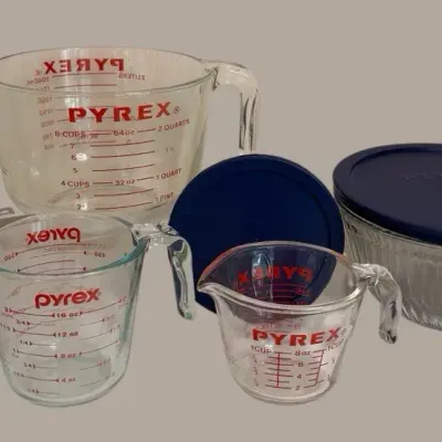  Pyrex Glass Measuring & Kitchenware Collection