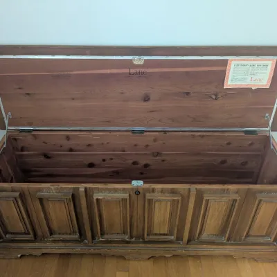 Sale Photo Thumbnail #62: Lane Cedar Chest Interior