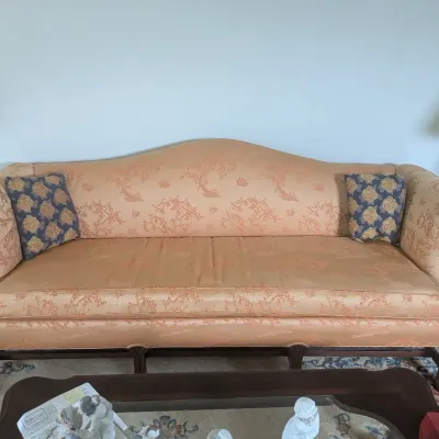 Peach Settee