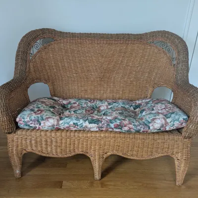 Sale Photo Thumbnail #58: Wicker Love Seat