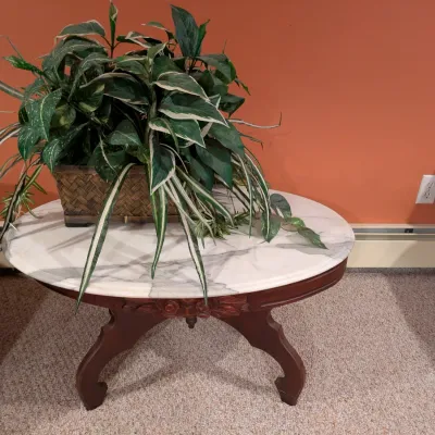 Sale Photo Thumbnail #74: Marble Top Coffee Table