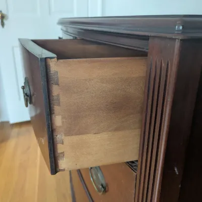 Sale Photo Thumbnail #39: Mahogany Dresser Dovetail Drawer