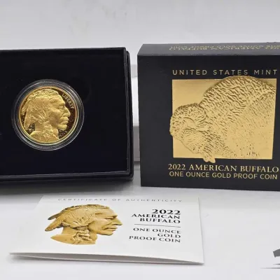 Sale Photo Thumbnail #24: 1930 2022 american buffalo 1oz gold proof coin