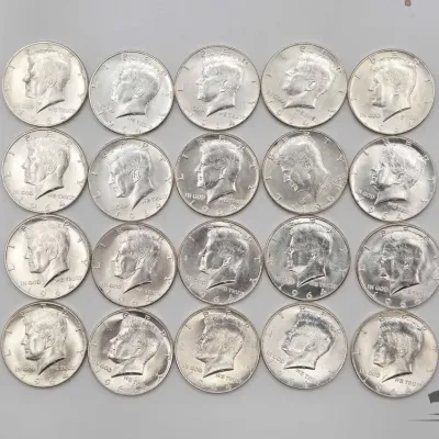 1404 20 1964 kennedy half dollars