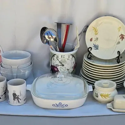 Vintage Plates And Serving Dishes 