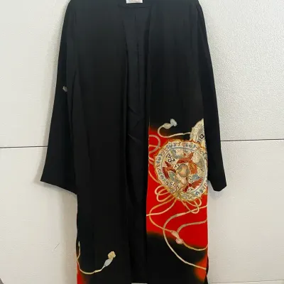 Pat Woodward Silk Coat Size M/L