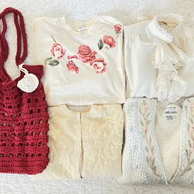 Granny core Vintage Sweaters And Tops